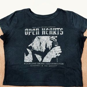 Hollister graphic baby tee